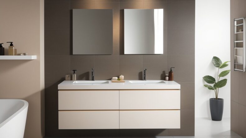 Зеркальная плитка с интерактивными дисплеями: будущее ванной и кухни