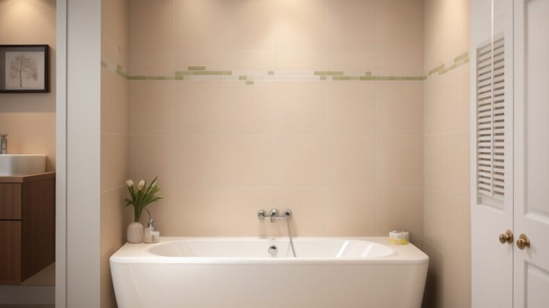 Керамическая плитка с интегрированными микрокапсулами ароматерапии для сенсорного комфорта в ванной 8 Керамическая плитка с интегрированными микрокапсулами ароматерапии для сенсорного комфорта в ванной