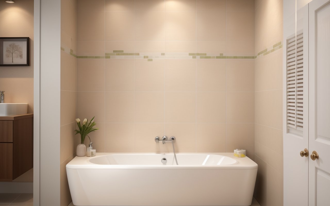 Керамическая плитка с интегрированными микрокапсулами ароматерапии для сенсорного комфорта в ванной 1 Керамическая плитка с интегрированными микрокапсулами ароматерапии для сенсорного комфорта в ванной