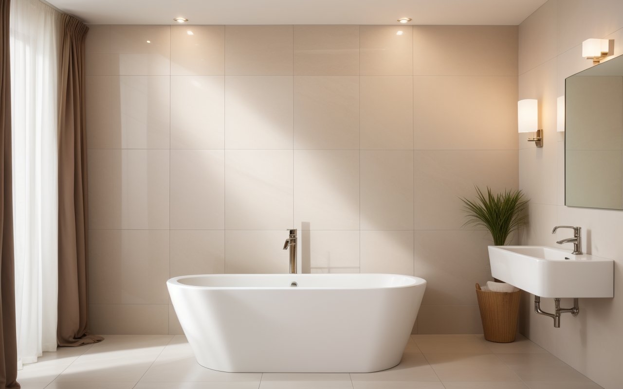 Зеркальная плитка с интерактивными элементами: новая эра в дизайне интерьера 1 Зеркальная плитка с интерактивными элементами: новая эра в дизайне интерьера