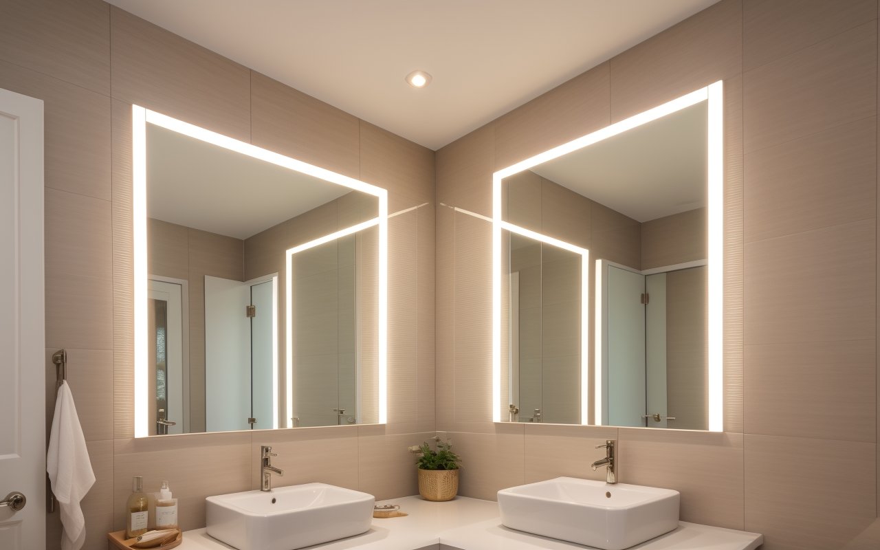 Зеркальная плитка с встроенными LED-эффектами: создаем динамические интерьеры 1 Зеркальная плитка с встроенными LED-эффектами: создаем динамические интерьеры