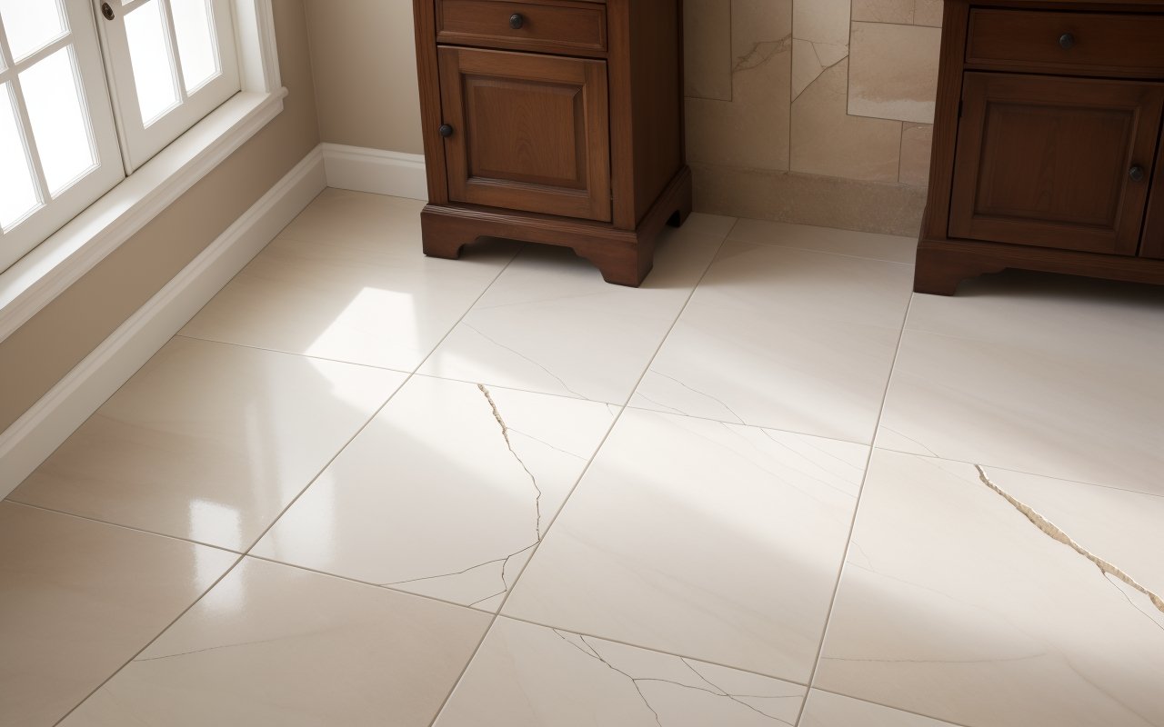 Как превратить трещины в плитке в художественный элемент интерьера 1 Как превратить трещины в плитке в художественный элемент интерьера