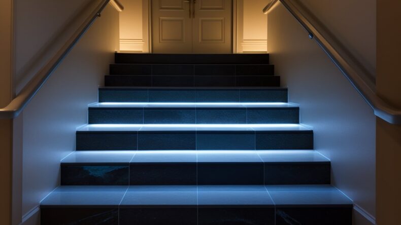 Использование светящейся биолюминесцентной плитки для безопасного и эстетичного освещения лестниц 2 Использование светящейся биолюминесцентной плитки для безопасного и эстетичного освещения лестниц