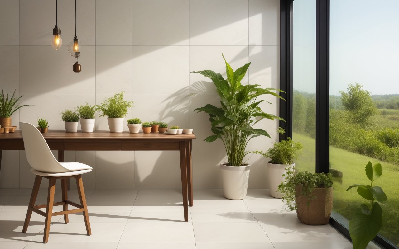 Инновационные способы миксования керамической плитки с живыми растениями для экологичного дизайна