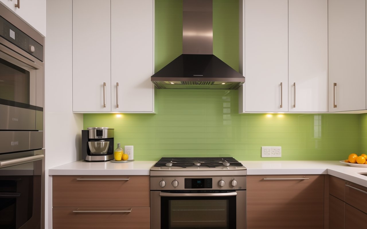 Плитка с термохромным покрытием: меняет цвет при нагревании, создавая динамичный дизайн кухни