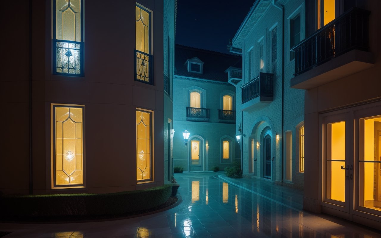 Клинкерная плитка с эффектом биолюминесценции для подсветки фасадов ночью.