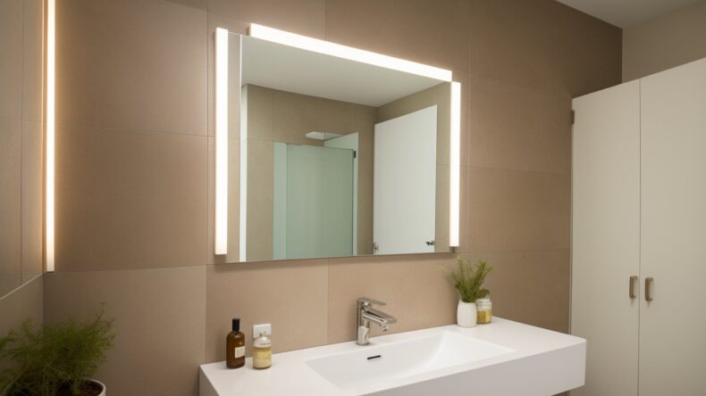 Зеркальная плитка как элемент биофильного дизайна в городских пространствах.