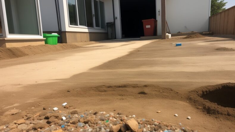 Использование переработанного стеклобоя для укрепления грунта в строительстве.