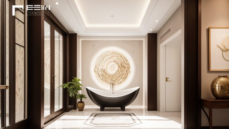 Мозаика в современном интерьере: использование экосистемных материалов и технологоий будущего