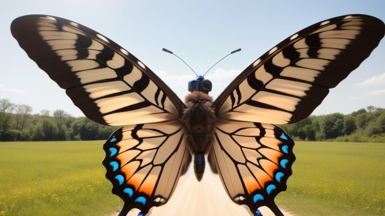 Как бабочки вдохновляют инновации в робототехнике и дизайне крыльев дронов