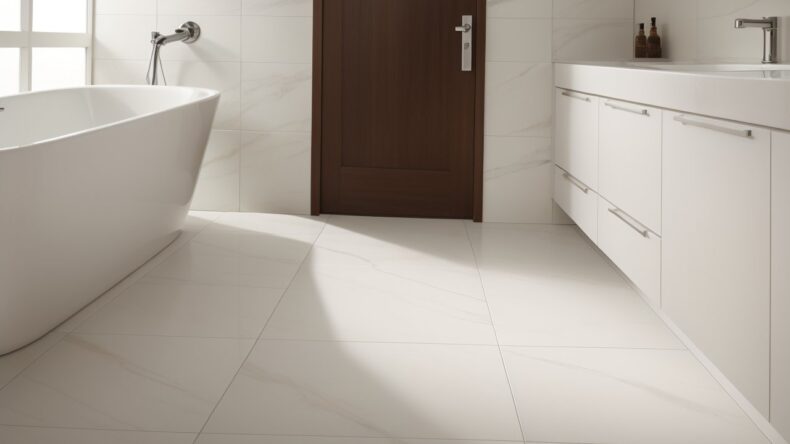 Керамогранит с интегрированной подсветкой для создания динамичных интерьерных акцентов.