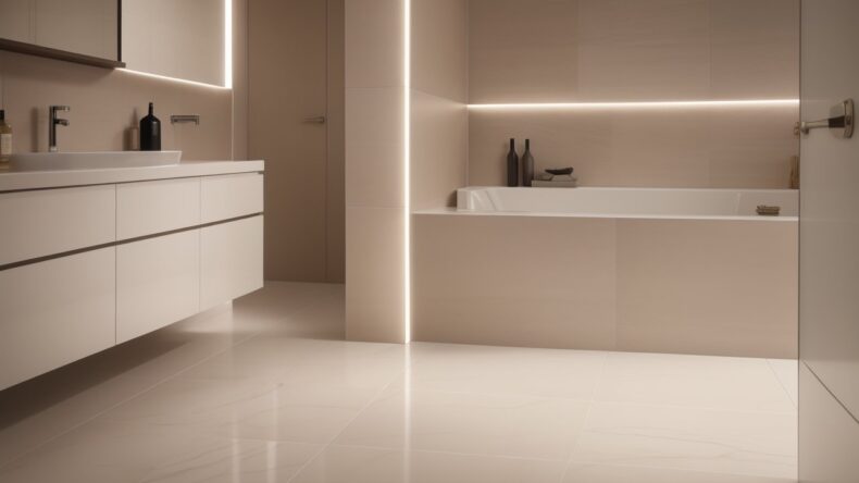 Керамогранит с интегрированной подсветкой: инновационный тренд в современном дизайне интерьеров