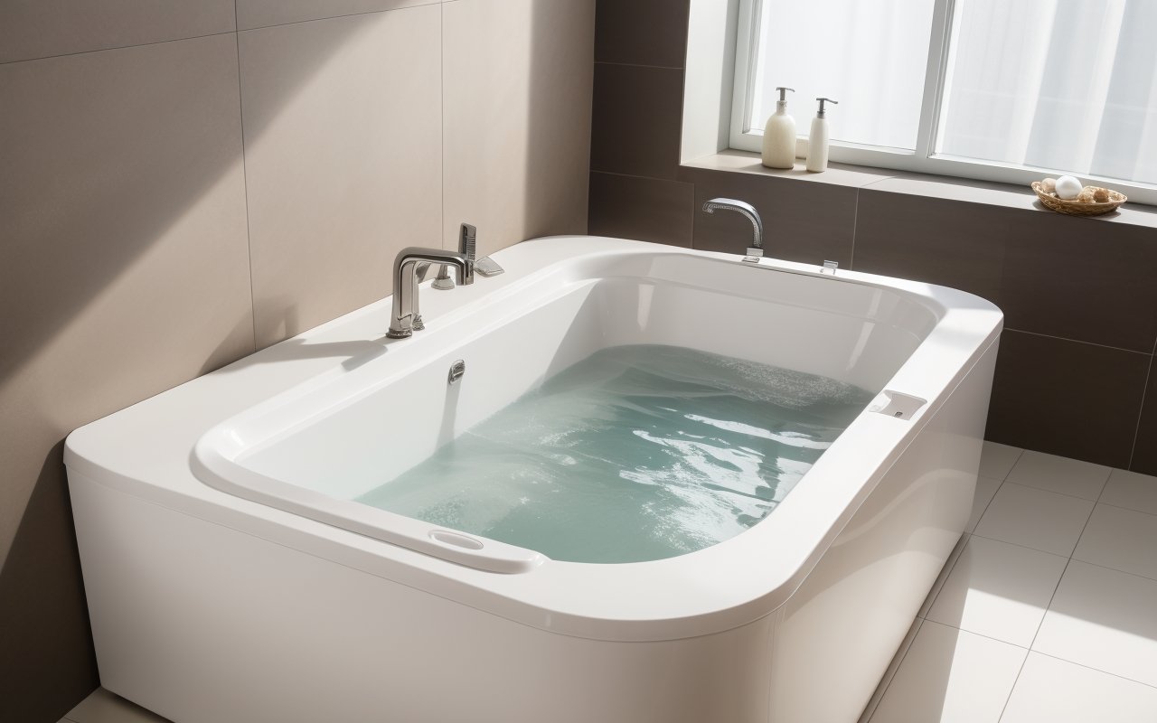 Гибкий магнитный бордюр для ванны с подсветкой и защитой от плесени