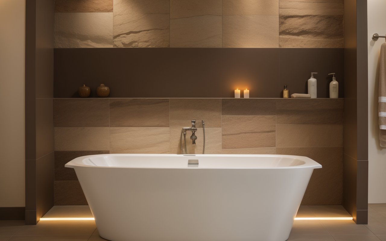 Инновационные бордюры для ванны с встроенными ароматичными камнями и LED-подсветкой